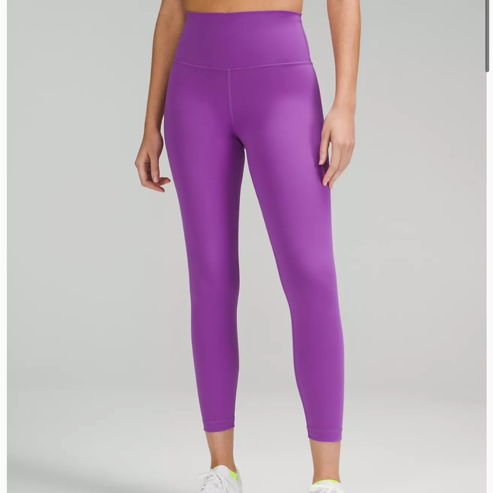 lululemon wunder trains size 6 25”